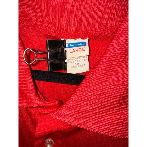 Vintage University of Maryland Shirt Terps Polo 1980s Champion - Picture 2 of 3